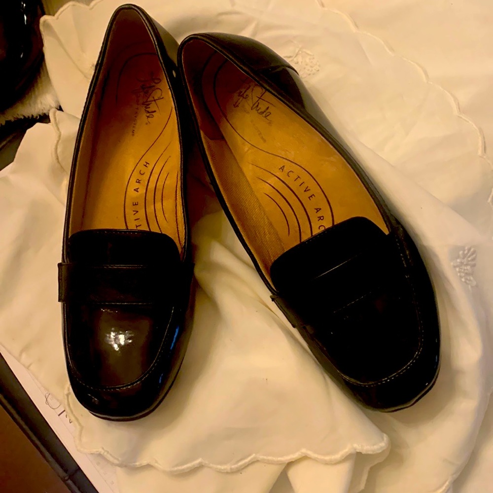 Top shop black loafer